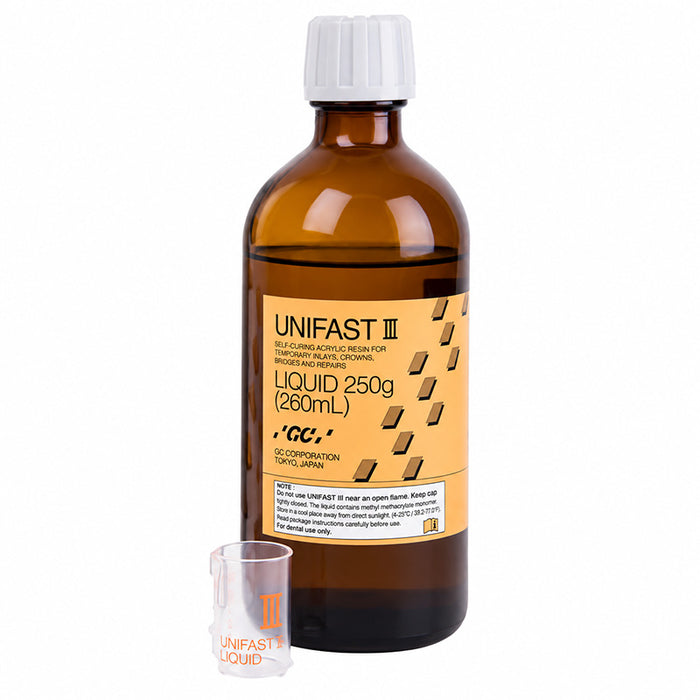 Unifast III GC Liquid Provisional Resin - For long -term prostheses