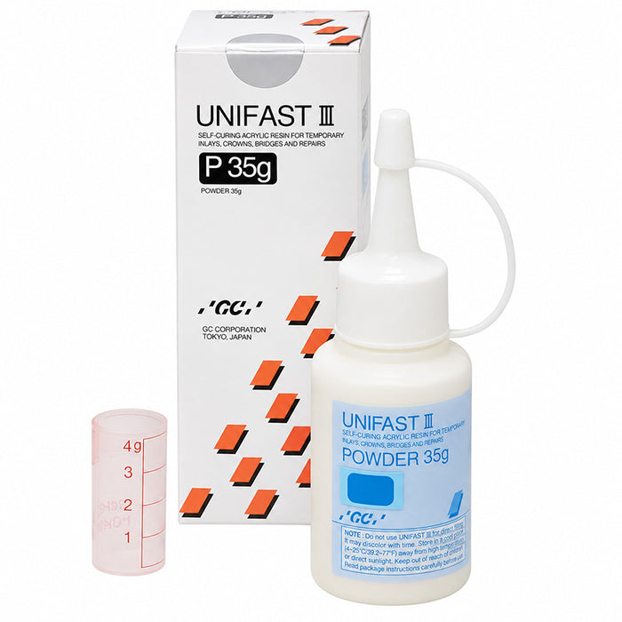 Unifast III GC résine provisoire pour prothèse dentaire longue durée