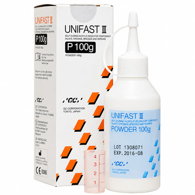 Unifast III GC résine provisoire pour prothèse dentaire longue durée flacon 100 g