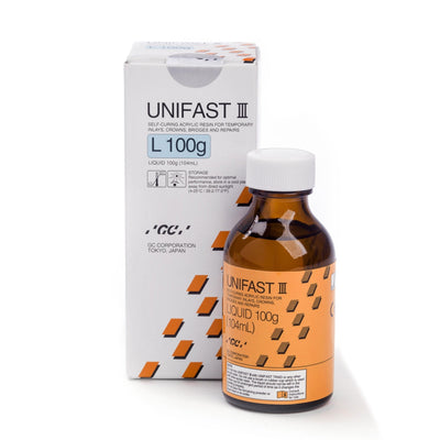 Unifast III GC Liquide Résine Prothèse Résine Provisoire - Massilia Dental - Fournitures Matériel Cabinet Dentaire
