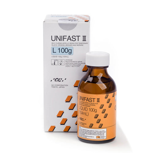 Unifast III GC Liquide Résine Prothèse Résine Provisoire - Massilia Dental - Fournitures Matériel Cabinet Dentaire