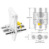 Vector 200 mini vérin orthodontique Scheu Dental - 10 pièces dessin technique
