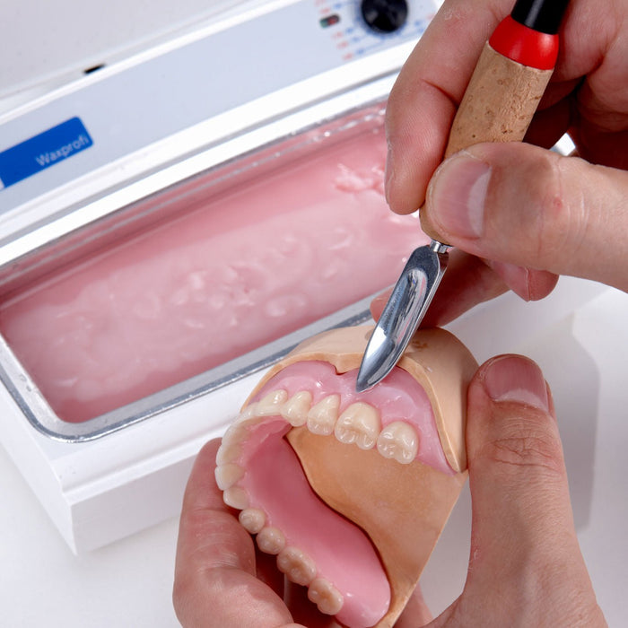 WaxProfi contiene: calentador de cera de precisión y control de calentamiento