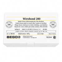 Wirobond 280 alliage non précieux pour céramique amature chrome cobalt