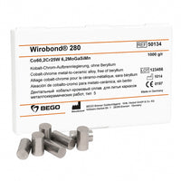 Wirobond 280 alliage non précieux pour céramique amature chrome cobalt plots