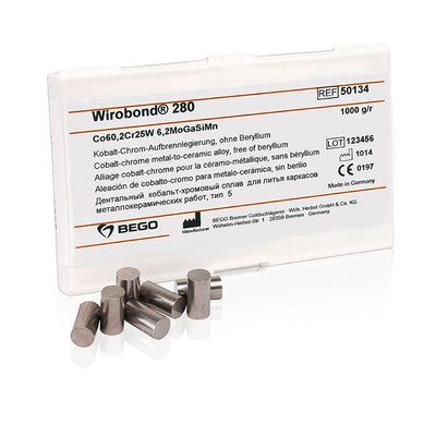 alt=Wirobond 280 Bego alliage non précieux pour armature céramique