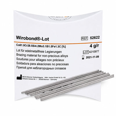 Soudure Wirobond lot Bego baguettes  armature pour céramique