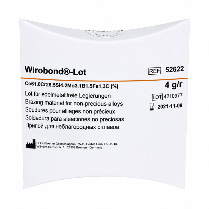 Soudure Wirobond lot Bego baguettes  armature pour céramique pochette