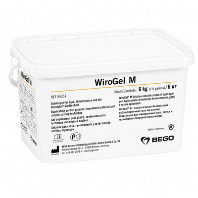 Wirogel M Bego gélatine de duplication revêtement plâtre résine
