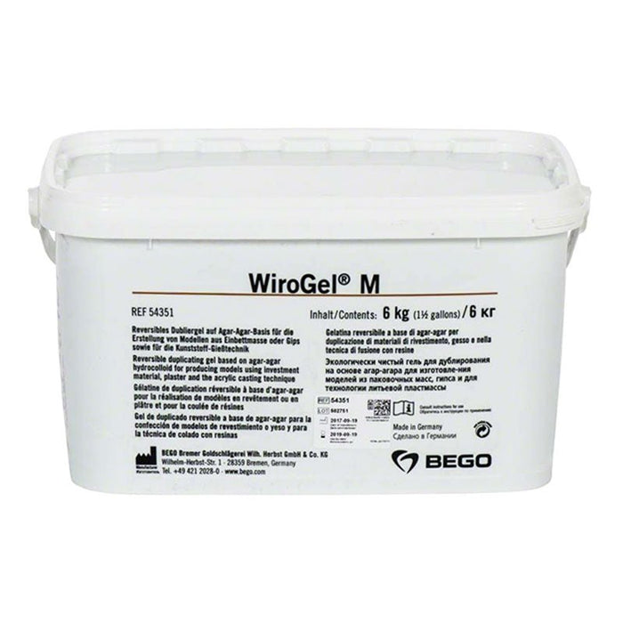 Wirogel M Gélatine de Duplication Revêtement Plâtre Résine - Massilia Dental - Fournitures Matériel Cabinet Dentaire