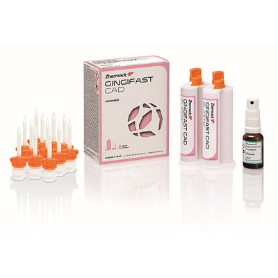 Gingifast CAD Elastic Zhermack 2x50 ml - Fausses Gencives - Massilia Dental - Fournitures Matériel Cabinet Dentaire