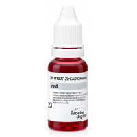 Indicateur coloré Rouge Ivoclar pour infiltration au pinceau de zircone avant frittage
