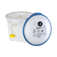 alt=Bac de décantation Mestraa sous évier avec couvercle"