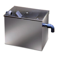 Stainless steel 18-liter decantation tank – plaster wastewater filtration