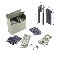 Bi - Pin Métal Mestra Court Longueur 13 mm Tête Standard - Massilia Dental - Fournitures Matériel Cabinet Dentaire