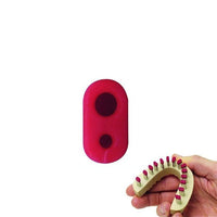 Bases de Pin's Renfert Caoutchouc Rouge - 500 Pièces - Massilia Dental - Fournitures Matériel Cabinet Dentaire