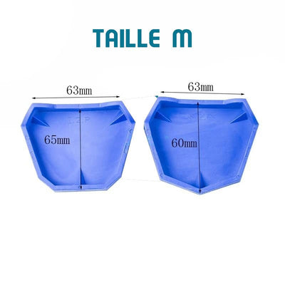 Moules à Socle Caoutchouc Taille Américaine - 3 Tailles. - Massilia Dental - Fournitures Matériel Cabinet Dentaire