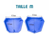 Moules à Socle Caoutchouc Taille Américaine - 3 Tailles. - Massilia Dental - Fournitures Matériel Cabinet Dentaire